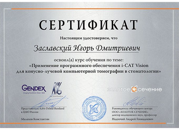 Сертификат №6